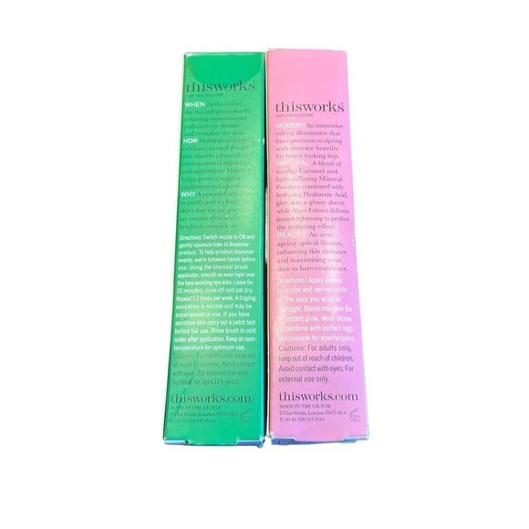 This works evening detox clay mask and perfect legs sculpt and shine - Picture 2 of 2